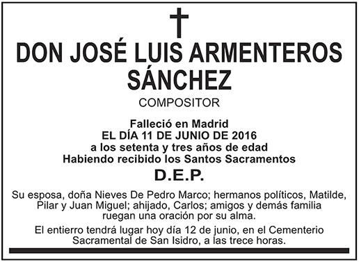 José Luis Armenteros Sánchez