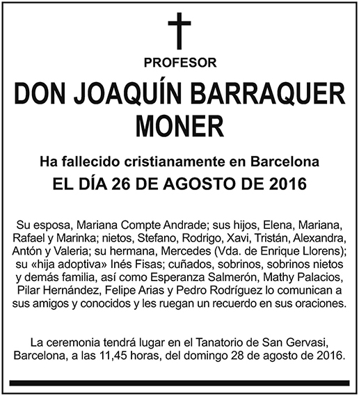Joaquín Barraquer Moner