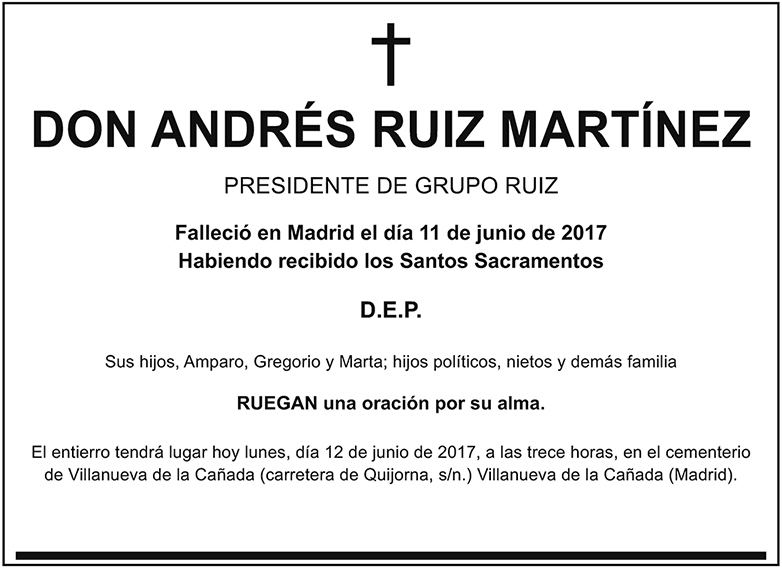 Andrés Ruiz Martínez