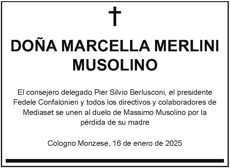 EL MUNDO NACIONAL MARCELLA MERLINI MUSOLINO Esq2x2 (Pier Silvio Berlusconi 2) 16 01 25